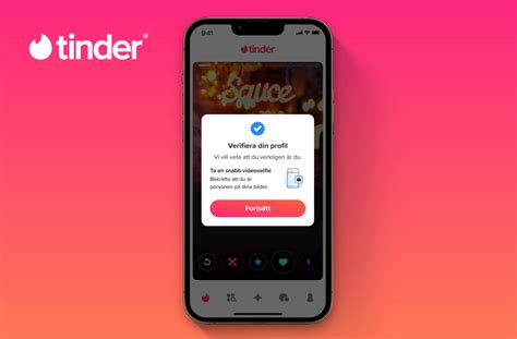 Fotoverifiering – Tinder